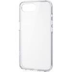 PM-A25SHVCG1CR iPhone 16e ケース ハイブリッド 衝撃吸収 カメラレンズ保護設計 メタルステッカー付 背面ガラス 硬度9H エレコム