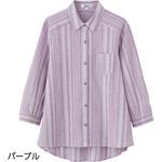 8216597分袖スナップ釦ブラウス 愛情介護