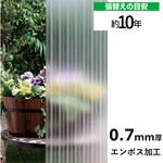 ポリカ波板 エンボス NIPC クリア アイリスオーヤマ