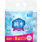純水ウェットティッシュ 60枚入×8個パック アイリスオーヤマ
