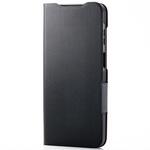 Galaxy A25 5G ケース レザー 手帳型 マグネット フラップ 衝撃吸収 超軽量 薄型 スタンド機能付 UltraSlim エレコム