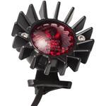 LEDテールライト BIG FIN ブラック マウント付き MEL002+MEL012 モートーン