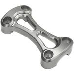 ハンドルバークランプ 25.4mm アルミ 1ピース シルバー MTE086 モートーン
