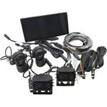 AHD・IPS10.3インチAI・4チャンネルモニター&AHDフロント・リヤ・サイド(右・左)カメラセット(航空ケーブル) BRIDGE