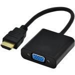 HDMI to VGA 変換アダプタ ステレオミニジャック 電源ポート搭載 ZATTA
