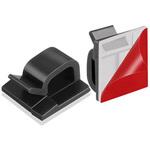 ケーブルホルダー アクリルシール付き 10個セット ZATTA