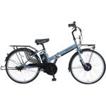 防災サイクル 24型 6段変速付き 折りたたみ電動アシスト自転車 ノンパンク仕様 【完成組立品】 PELTECH(ペルテック)