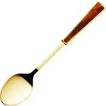 409174 アクリルカトラリープレートゴールドベッコウ デザートスプーン 高桑金属