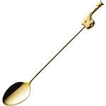 003495 ラバーキャストゴールドキリンコーヒースプーン 高桑金属