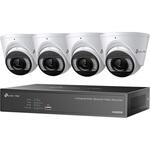 VIGI NK4P-T4425-2T(un) VIGI 4MP フルカラータレット型カメラ & 4ch PoE+ NVR TP-LINK