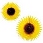 8798-6093 夏の装飾品 夏の花 ひまわりハニカム ストア・エキスプレス
