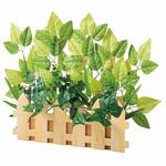 年間装飾品 フェイクグリーン 観葉植物 グリーンリーフ垣根アレンジ ストア・エキスプレス
