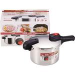 ステンレス製圧力切替式圧力鍋 パール金属 ガス圧力鍋 【通販