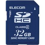 SDカード SDHC Class4 著作権保護機能 簡易パッケージ メモリーカード エレコム