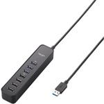 USBハブ 3.0 7ポート セルフパワー バスパワー マグネット付 ケーブル長 1m ACアダプタ エレコム