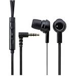 スマートフォン用ヘッドホン 3.5Φ4極 マイク有 ステレオ カナル エレコム