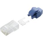 LD-6RJ45T10/TP RJ45コネクタ CAT6 対応 単線 より線 対応 爪折れ防止 プロテクタ付 10個入 エレコム