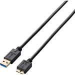 USBケーブル マイクロBケーブル microB-A 3.0 3重シールドケーブル エレコム