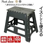 折りたたみ踏み台 39 ワイド ダークグレー パークレーン