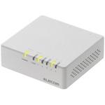 スイッチングハブ 5ポート 10/100M 電源外付ACアダプタ プラスチック筐体 EHC-F05PA エレコム