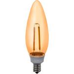フィラメントLED電球シャンデリアCC 長寿命設計 飛散防止コーティング採用 クリアタイプ エジソンランプ 電球色 ELPA