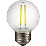 フィラメントLED電球ミニボールC 長寿命設計 飛散防止コーティング採用 クリアタイプ エジソンランプ 電球色 ELPA