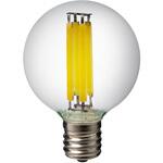 フィラメントLED電球ミニボールC 長寿命設計 飛散防止コーティング採用 クリアタイプ エジソンランプ 電球色 ELPA