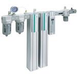 窒素ガス精製ユニット システムタイプ NSUシリーズ ショート+ショートサイズ 流量センサ付(NPTねじ) CKD