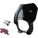 (新品、未使用)汎用Φ180ビキニカウル(8㎜ボルト付き) DZY2A000-LL-R 汎用ビキニカウル Φ180(スクリーンボルト付属) 1