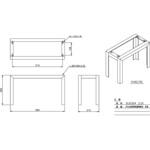 20型2本用標準架台 HSIC-2用(ステンレス製) 初田製作所