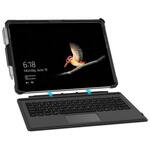 Microsoft Surface Go3/Go2/Go対応 背面ハードケース(ハンドベルト付)ブラック エムディーエス