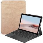 Microsoft Surface Go3/Go2/Go対応 フラップケース ゴールド エムディーエス