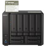 TS-H973AX QNAP NAS 5+4ベイ HDDレス タワー型 TS-h973AX-32G QNAP