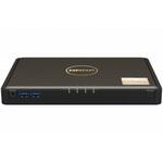 QNAP NAS 4ベイ SSDレス NASブック TBS-464-8G QNAP