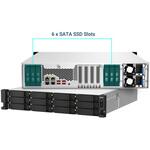 TS-H1887XU-RP QNAP NAS 12+6ベイ HDDレス ラックマウント型 TS-h1887XU-RP-E2334-16G QNAP