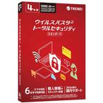 TICEWWJGXSBUPN3704Z VB トータルセキュリティ スタンダード 4年版 同時キャンパス版 PKG トレンドマイクロ