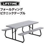 フォールディング ピクニックテーブル LIFETIME