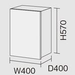 多用途収納 天袋ユニット(H570) 手がけタイプ W400 Panasonic(パナソニック)