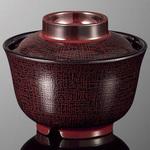布目碗 羽反吸物椀 小(蓋) マルケイ(国際化工)