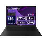 17Z90TP-GD88J <gram Pro>Win11 Home/17インチ(IPS)/インテル Core Ultra 7/1369g/メモリ 32GB SSD 1TB/英語配列/オブシディアンブラック/1年保証 LG