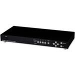 KVMスイッチ(マルチ画面表示機能・FULLHD対応・4入力) ラウンド