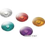 緑十字 強磁力マグネット(ボタン型) 5色セット 日本緑十字社
