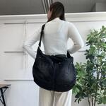 DEVICE ウォッシュ デニム リベット ポケット 古着風 デザイン ショルダーバッグ A4収納可能 トップハウス