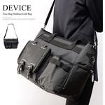 DTH2398-BK-F 【シューズケース付き】DEVICE アウトドア ゴルフバッグ トートバッグ ボストンバッグ ショルダーバッグ トップハウス