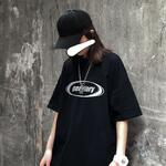 ビッグシルエット ストリート ルーズスタイル プリント 半袖 Tシャツ トップハウス