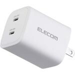 USB Type-C 充電器 PD 45W PPS 高速充電 USB-C ×2 折りたたみ式プラグ 小型 軽量 エレコム
