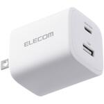 USB Type-C 充電器 PD 45W PPS 高速充電 USB-C ×1 USB-A ×1 折りたたみ式プラグ 小型 軽量 エレコム
