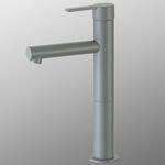 MSL190DLEM6 シングル混合栓 ロングボディ マットグレー KVK