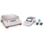 フードスケール(V7000シリーズ)+プリンタ(Bluetoothモデル)セット オーハウス