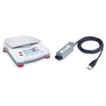 ポータブル天びん(ナビゲーターシリーズ)+USBインターフェイスキット(TA/SP/ナビゲータ)セット オーハウス